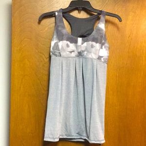 Lululemon, tank top, built in bra, size 8
